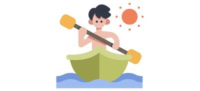 Image for Kayaking And Sun Kayaking Boating Cricut SVG Design