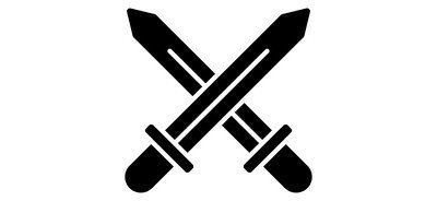 Image for Crossed Swords Kendo Swords Combat Cricut SVG Design