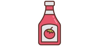 Image for Ketchup Tomato Ketchup Sauce Cricut SVG Design