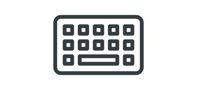 Image for Keyboard Sign Type Cricut SVG Design