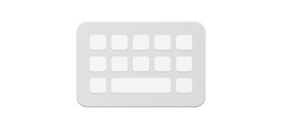 Image for Keyboard Sign Type Cricut SVG Design