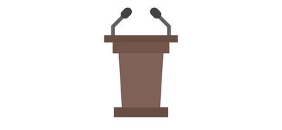 Image for Lectern Podium Speech Cricut SVG Design