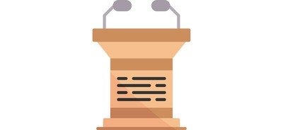 Image for Lectern Microphone Podium Cricut SVG Design