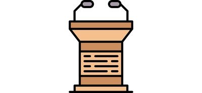 Image for Lectern Microphone Podium Cricut SVG Design