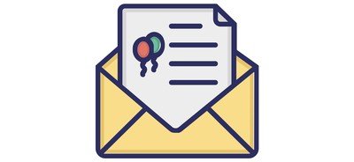 Image for Free Letter Invitation Invite Cricut SVG Design