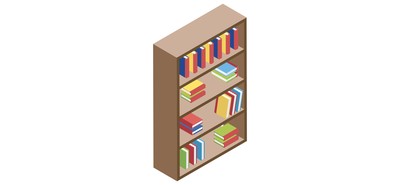 Image for Free Library Reading Corner Book Shelf Cricut SVG Design