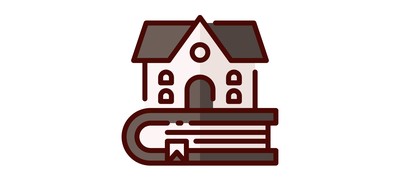 Image for Library Book Building Cricut SVG Design