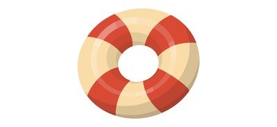 Image for Lifebuoy Pool Float Cricut SVG Design