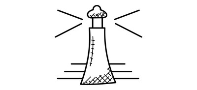 Image for Lighthouse Searchlight Beacon Cricut SVG Design