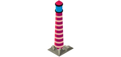 Image for Lighthouse Building Cricut SVG Design