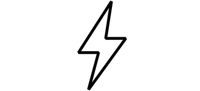 Image for Free Lightning Weather Cricut SVG Design