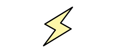 Image for Lightning Button Cricut SVG Design