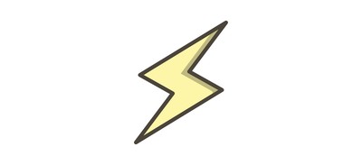 Image for Lightning Button Cricut SVG Design