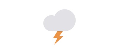 Image for Lightning Cloud Rain Cricut SVG Design