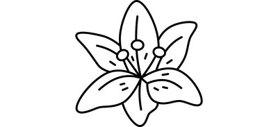 Image for Lily Flower Blossom Cricut SVG Design