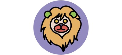 Image for Lion Cartoon Face Cricut SVG Design