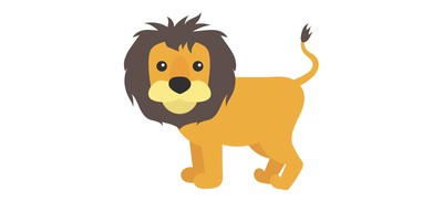 Image for Lion Wild Animal Cricut SVG Design