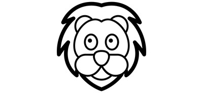 Image for Lion Face Animal Mammal Cricut SVG Design