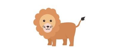 Image for Lion Wild Animal Cricut SVG Design