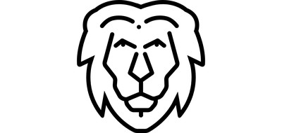 Image for Lion Face Animal Cricut SVG Design