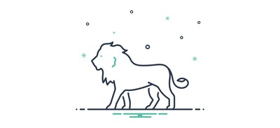 Image for Lion King Of The Forest Carnivorous Cricut SVG Design