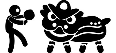 Image for Lion Dance Lion Dance Cricut SVG Design