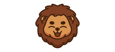 Image for Lion Emoji Emoticon Cricut SVG Design