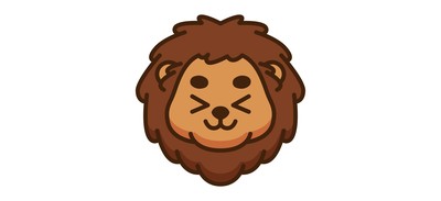 Image for Lion Emoji Emoticon Cricut SVG Design