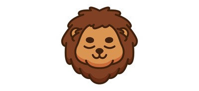 Image for Lion Emoji Emoticon Cricut SVG Design