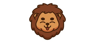 Image for Lion Emoji Emoticon Cricut SVG Design