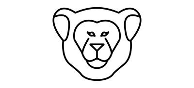 Image for Lion Animal Emoji Cricut SVG Design