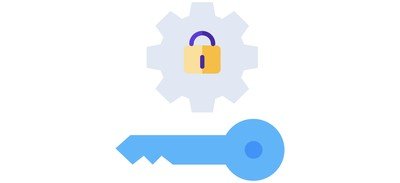 Image for Free Login Key Lock Cricut SVG Design