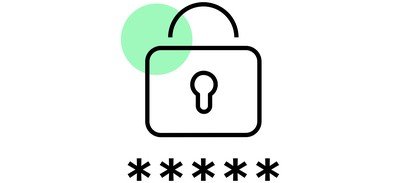 Image for Login Password Lock Cricut SVG Design