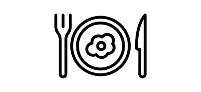 Image for Lunch Dish Fork Cricut SVG Design