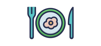 Image for Lunch Dish Fork Cricut SVG Design