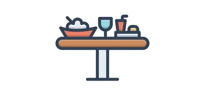 Image for Lunch Food Table Cricut SVG Design