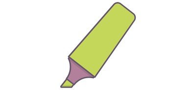 Image for Marker Sketchpen Highlighter Cricut SVG Design