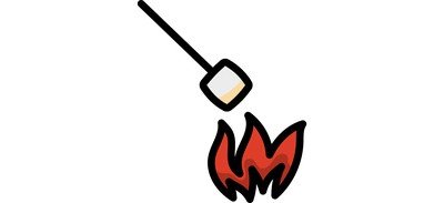 Image for Marshmallow Fire Bonfire Cricut SVG Design