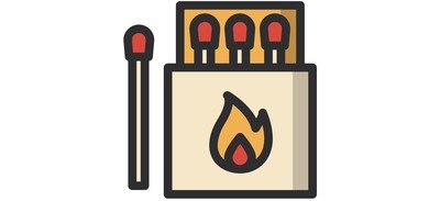 Image for Free Match Burn Light Cricut SVG Design