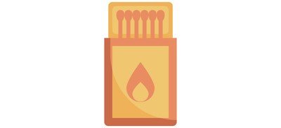 Image for Match Fire Camping Cricut SVG Design