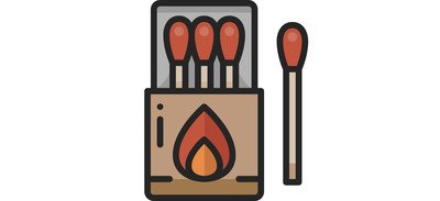 Image for Match Fire Box Cricut SVG Design