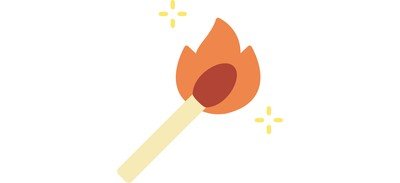 Image for Match Burn Fire Cricut SVG Design