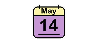 Image for May Calendar Date Cricut SVG Design