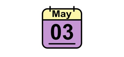 Image for May Calendar Date Cricut SVG Design