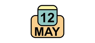 Image for May Calendar Date Cricut SVG Design