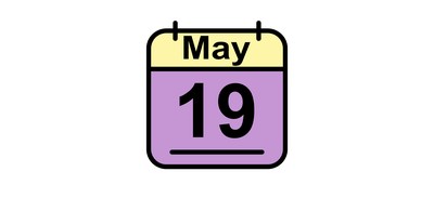 Image for May Calendar Date Cricut SVG Design