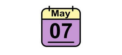 Image for May Calendar Date Cricut SVG Design