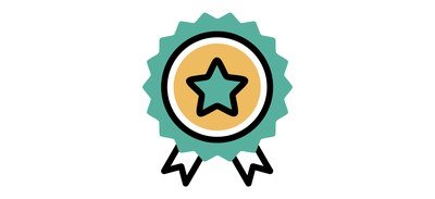 Image for Medal Award Star Cricut SVG Design