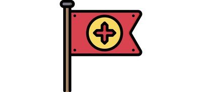 Image for Free Medieval Flag Kingdom Flag Cricut SVG Design