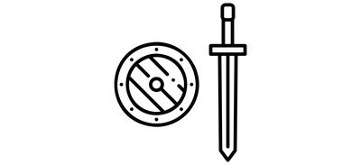 Image for Medieval Shield Sword Cricut SVG Design